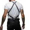 Popular cinturón de cuero para hombre YSF transfronterizo, correas de sujeción corporales para hombros, bondage, sujeción de cuero estilo SM oscuro
