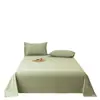 Conjunto de Lençol de Algodão Puro Estilo Nórdico para Venda por Atacado Conjunto de Três Peças 100% Algodão Capa de Edredom Espessa Escovada Cor Sólida Roupa de Cama para Dormitório Estudantil