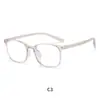 Armações de Óculos Retro Ultra Leves para Estudantes em Estoque na Fábrica com Bloqueio de Luz Azul, Lentes Sem Grau, Podem Ser Personalizadas com Grau, Estilosas e Versáteis