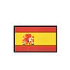 Brazalete de Bandeira Nacional de Borracha Macia de PVC Selo de Borracha Velcro Mochila Tática Externa Cruz Médica