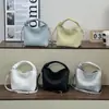 Bolsa feminina trançada transfronteiriça, bolsa transversal estilo casual para férias, bolsa de mão de alta costura, bolsa de mão feminina estilo coreano