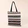 Bolso nuevo de lona estampado, bolso tote de gran capacidad estilo coreano, bolso de mano de tela floral artística para estudiantes, bolso de hombro único para mujer