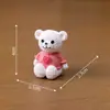 Ursinho Série Urso Animal Fofo Micro Paisagem diy Bonsai Suculentas Ornamentos Artesanato de Plástico Urso Amor