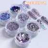 Explosivo Glitter Color Púrpura Lavanda Polvo de Brillo Polarizado Estilo Coreano Tendencia Púrpura Romántico Brillo para Uñas Explosivo Glitter