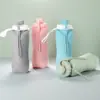 Taza de Agua Plegable de Silicona Puntos Taza Portátil Tetera para Deportes al Aire Libre Viajes Taza Telescópica Botella de Agua Plegable Creativa