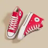 Zapatos de Lona para Hombre, Zapatos de Caña Alta, Tenis Casuales de Moda, Zapatos de Tela Nuevos de Verano 2026 para Pareja, Zapatos Vulcanizados de Color Sólido