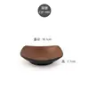 Plato de condimentos para restaurante de olla caliente de melamina plato creativo de plástico para postre y bocadillos estilo japonés retro plato de sabor a salsa