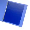 Páginas separadoras clasificadoras de material PP, páginas rellenables azules, accesorios separadores de archivo A4 para agendas.