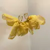 Pendientes de Flor Coloridos con Aguja de Plata Estilo Vacaciones de Verano, Pendientes de Moda de Lujo Ligero de Alta Gama, Accesorios para Orejas de Nicho para Mujeres