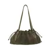 Bolso de Hombro Versátil de Moda Vintage para Mujer 2025 Invierno Nuevo Diseño Plegado Elegante Bolso de Mano Bolso de Hombro