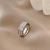 Anillo de acero de titanio en stock y entrega rápida Cielo Estrellado moda pareja no puede dejar color mujeres hombres anillo índice de lujo ligero ninguno