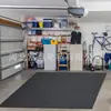 Tapete de Feltro para Piso de Garagem Anti-Infiltração de Óleo Vários Tamanhos Cortável Tapete de Estacionamento à Prova de Óleo Antiderrapante Absorvente de Água Feltro Cinza Escuro