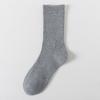 Calcetines para Hombre Cuatro Estaciones Calcetines Cortos Color Sólido Sin Costuras Tipo Barco Resistentes al Olor Calcetines de Longitud Media Negro y Blanco Calcetines Deportivos Casuales