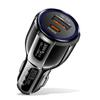 Cargador de coche para teléfono móvil de 60W de doble línea QC5.0 USB + PD de carga rápida compatible con carga rápida superrápida