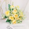 Ramo de Flores Artificiales en Stock con 6 Ramas de Peonías, Alta Calidad y Realista, Flores para Decoración del Hogar, Entrega Directa del Fabricante, Flores Artificiales