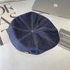 Nueva Gorra de Béisbol de Mezclilla con Cúpula y Etiqueta C para Niños y Jóvenes, Versátil, Informal, Gorra de Pintor, Estilo Japonés, Boina para Instagram, de Moda