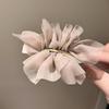 Grampo de Cabelo Flor de Chiffon Elegante Super Fada Feminino de Verão Ponda Clip para Parte de Trás da Cabeça Acessório de Cabeça Simples Clip de Primavera