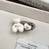 Clip de Pato Oval Lindo Oso Colorido Coreano Diseño de Nicho Clip Lateral de Letra Clip para Flequillo Accesorios para el Cabello Venta al por Mayor