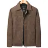 Ropa de Otoño para Adultos Mayores, Chaquetas para Hombre, Ropa de Papá, Ropa Casual Suelta con Solapa y Cierre de Botón para Personas Mayores