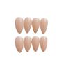 Nude Jelly Pontiagudo Semi-transparente Temperamento Desgaste Acabado Terminado Unha Falsa Unha Óleo Cola Selo Camada Nail Stall Fornecimento