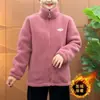 Nova Jaqueta de Fleece Outono e Inverno da Mamãe, Roupas para Mulheres de Meia-Idade e Idosas, Fleece Espessado, Casaco de Algodão Quente e Solto