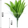 Amazon planta verde artificial de simulación 18 plantas de helecho persa pared vegetal DIY accesorios de ingeniería de plantas acuáticas decoración