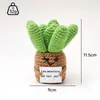 Plantas Engraçadas Transfronteiriças Transfronteiriças Energia Positiva Plantas em Vasos Boneca de Amor Crochê de Lã Feita à Mão Enfeites