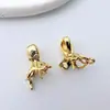 Cobre Chapado en Oro Alta Retención de Color Colgante con Aguja de Medio Agujero Soporte para Colgantes Soporte para Perlas de Medio Agujero Accesorios de Joyería Tapa Hecha a Mano para DIY Venta al por Mayor