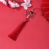 Mariposa de Tinta Borla Nuevo Estilo Chino DIY Broche Accesorio para Hanfu Cheongsam Colgante para Bolso de Teléfono Llavero