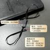 Cuerda para colgar etiqueta de doble enchufe cuerda para colgar cuerda de etiqueta cuerda de línea hebilla de línea hebilla de línea hebilla doble cuerda de poliéster cuerda para colgar rectangular redonda