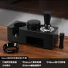 Dispensador de polvo, pisón de café, juego de tres piezas, soporte para pisón de máquina de café, martillo pisón, herramienta de almacenamiento