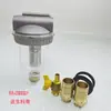 Accesorios para Aspersores de Coche Filtro de Aleación de Aluminio Red de Filtro para Tanque de Agua de Camión Taza de Filtro Transparente para Aspersor Freno de Goteo