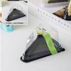 Caja para pastel de mousse triangular estilo japonés anti-vaho de 8 pulgadas durian matcha arcoíris caja de corte multicapa