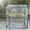 Cubierta de Invernadero para Jardín Exterior de Invierno Cubierta de Aislamiento para Flores y Plantas de PVC Sin Soporte Cubierta de Aislamiento Transparente para Flores y Suculentas