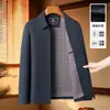Alta calidad, amplio stock, chaqueta de solapa, abrigo de hombre, chaqueta casual para hombre, abrigo de otoño para hombre