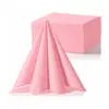 Suministro Exclusivo Transfronterizo de Servilleta Rosa Airlaid 40X40Cm, Textura Imitación Lino, Servilleta Libre de Polvo, Personalizada para Banquetes de Hotel
