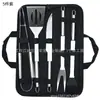 Amazon Barbacoa Acero Inoxidable Tela Oxford Set Barbacoa al Aire Libre Botella Atomizadora de Aceite Set de Herramientas para Barbacoa Combinación Libre
