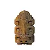 Arbol de Agarwood de Qin'an Artesanía en Relieve Patrón de Bronce Tallado Colgante de Marca Colgante Estilo Chino Pieza de Mano Wenwan Collar