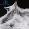 Decoraciones de Halloween, Algodón de Araña Artificial, Decoraciones Colgantes Simuladas, Accesorios para Escenas de Terror, Suministros para Fiestas de Escape Room