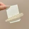 Pinza para el pelo con estampado de leopardo y flores, accesorio para el pelo elegante y exquisito, pinza dulce para flequillo, pinza para el pelo para mechones sueltos, adorno para el pelo elegante y exquisito