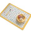 Jogo Americano Estilo Creme Impermeável e à Prova de Óleo Toalha de Mesa Sem Lavagem Pequeno Tapete de Mesa Tapete para Máquina de Café Mesa de Jantar Tapete Anti-Escaldante Isolante