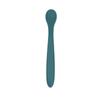 Cuchara de Silicona para Alimentar Bebés Cuchara de Entrenamiento Primera Etapa Vajilla para Bebés Suministros para la Alimentación Punta Suave Cuchara para Destete de Bebés