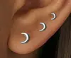 Pendientes de Mini Estrella de Mar y Mariposa con Baño de Oro Real de Latón Caliente Transfronterizos Europeos y Americanos para Mujer Pendientes de Lujo Ligero de Nicho