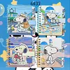 Mi Fei Tu Tu Bobina de Clasificación Snoopy Velcro A7 Cuaderno de Hojas Sueltas Diario Corazón de Niña Cuaderno Planificador