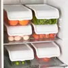 Caja de Almacenamiento para Refrigerador, Caja para Mantener Fresco, Caja para Suplementos Alimenticios, Almacenamiento de Alimentos en Refrigerador, Caja Doméstica para Mantener Fresco, Frutas y Verduras de Grado Alimenticio de Gran Capacidad