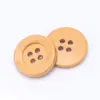 Botões de Resina Coloridos em Formato de Tigela com Bordas Largas e Quatro Olhos Botões Decorativos para Punhos e Carcela de Casacos e Corta-Ventos Botões Redondos Costurados à Mão