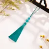 Marcador de Página com Franja de Borla de Sementes de Cabaça 8cm Pingente Pequeno para DIY Borlas Ornamentos de Estilo Antigo Charms Sachês Perfumados Caixa de Presente Acessórios para Headwear