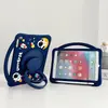 Funda Protectora para iPad 2021 de 10.2 pulgadas Rotación 360 Pro de 11 pulgadas Mini6 Apple Air2 Silicona Dibujos Animados Adecuada para Uso