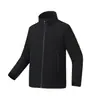 Exterior Casual de Negocios Versátil Delgado Cáscara Dura Cuello Alto Cortavientos Unisex Se Puede Imprimir Texto Logo Ropa de Trabajo
