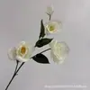 Nuevo Producto Flores Artificiales de Platycodon de 4 Cabezas Set para Salón de Bodas Decoración Materiales Florales Ornamentos de Exhibición para Centros Comerciales Flores de Seda Al por Mayor